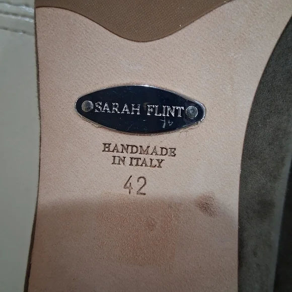 Sarah Flint Rosie Loafer in Taupe Suede Size 11 NWOT - Picture 7 of 10